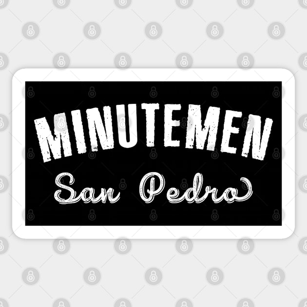 Minutemen / San Pedro Sticker by CultOfRomance